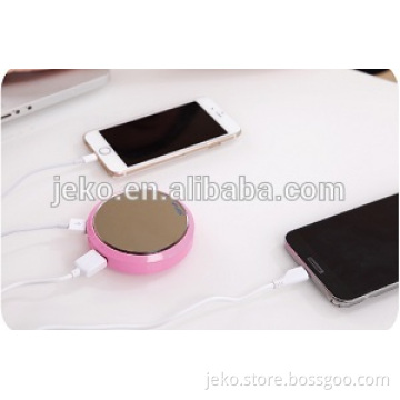 6000mAh powerbank portable mirror power bank for phones multi-function powerbank